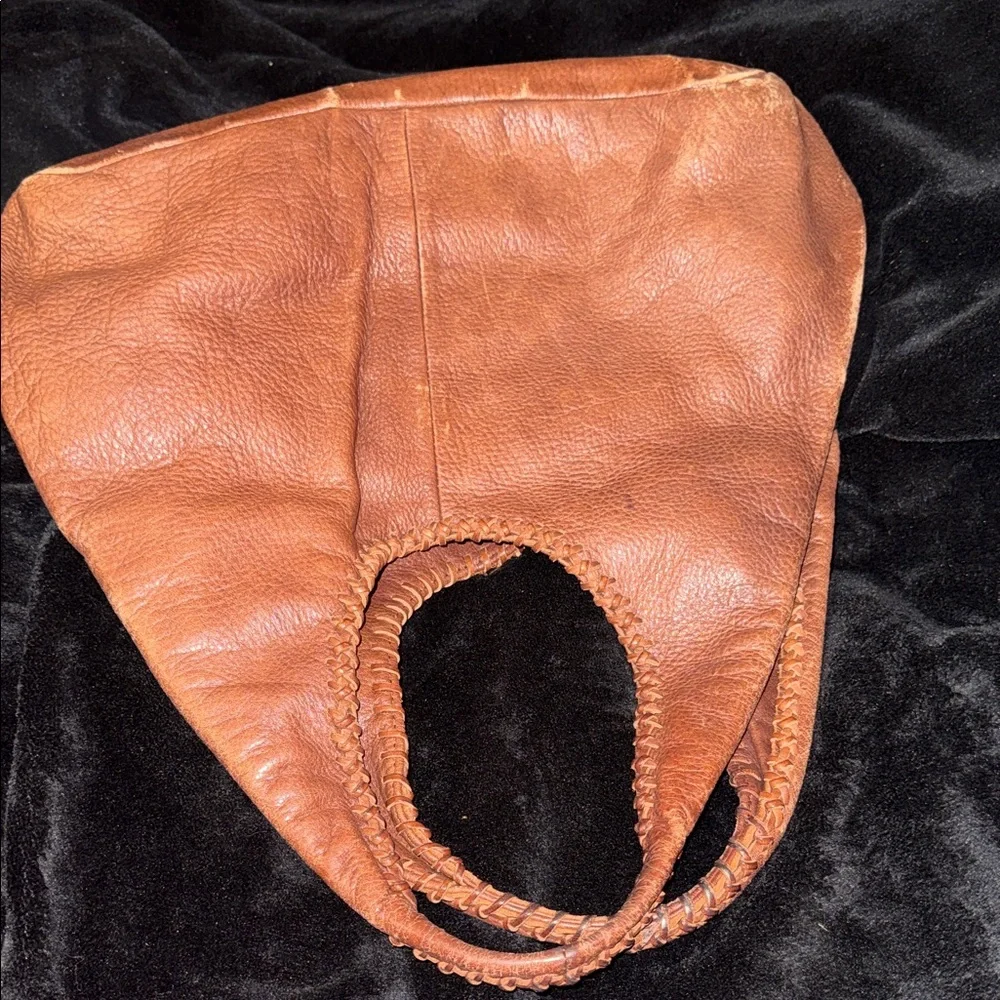 Banana Republic Tan Leather Hobo Bag